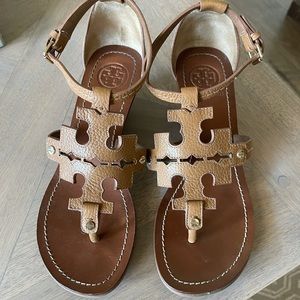 Tory Burch leather wedge Miller sandal